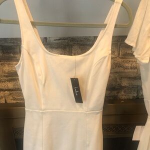 NEW TAGS Lulu white dress
